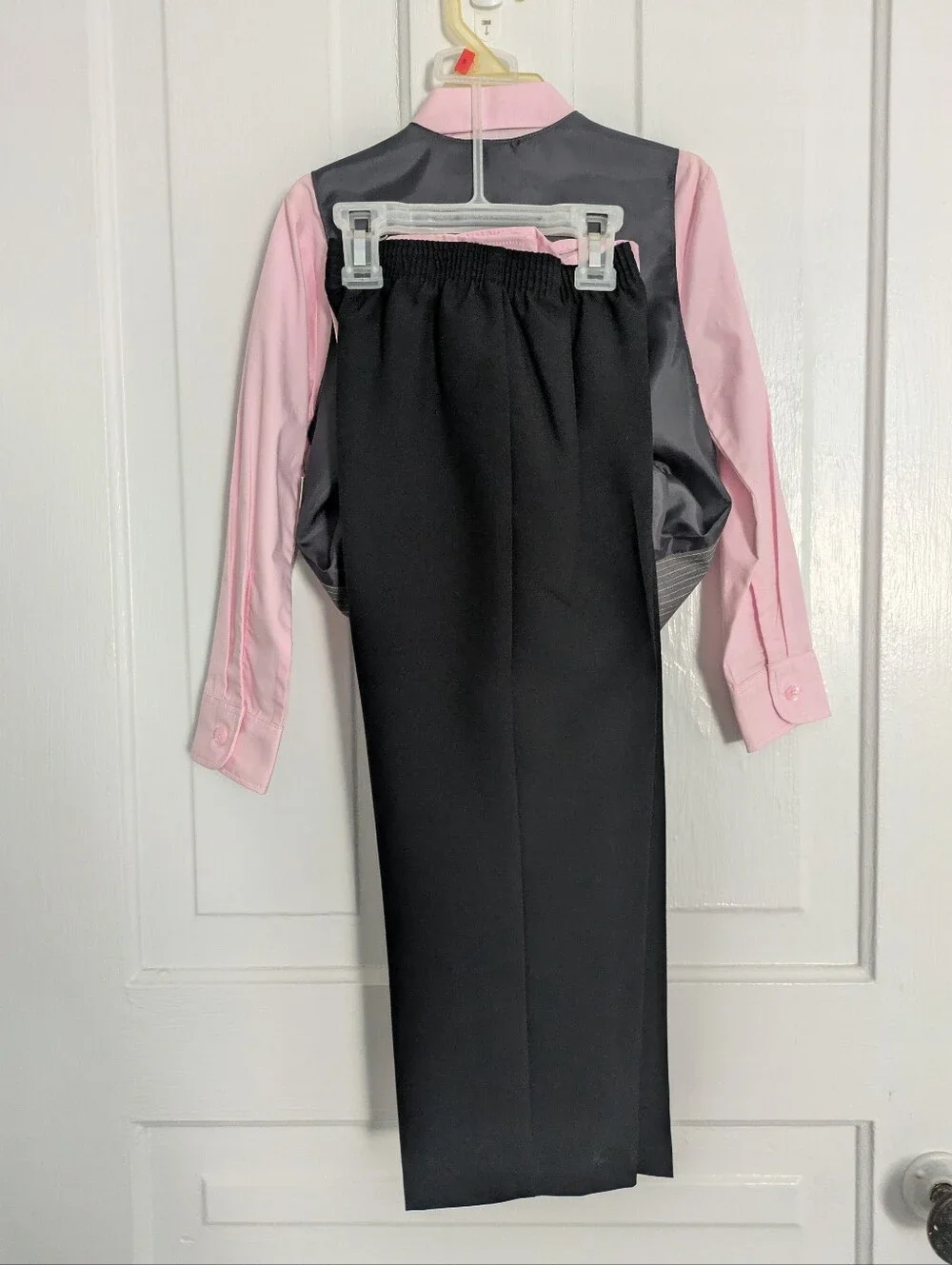 NWT Kid's Four Piece Suit Set, George Size 5, Gray Black Pink